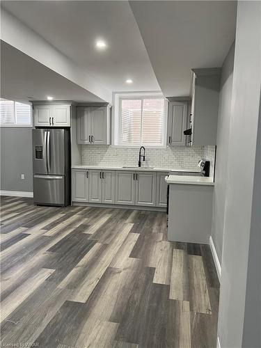 Basement-285 Sedgewood Street, Kitchener, ON - Indoor Photo Showing Kitchen With Upgraded Kitchen