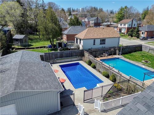 102 Tait Street, Cambridge, ON - Outdoor With In Ground Pool With Deck Patio Veranda With Backyard