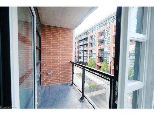 317-155 St Leger Street Street, Kitchener, ON - Outdoor With Balcony With Exterior