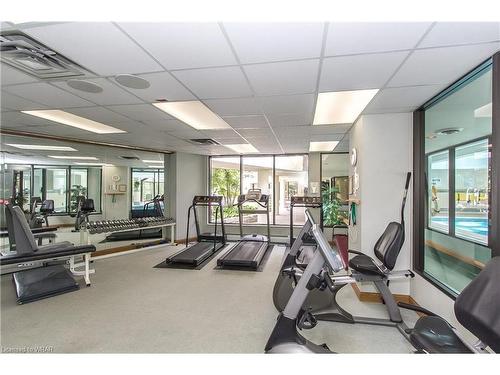 608-6 Willow Street, Waterloo, ON - Indoor Photo Showing Gym Room