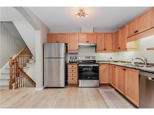 190 Windflower Drive, Kitchener, ON - Indoor Photo Showing Kitchen With Stainless Steel Kitchen With Double Sink