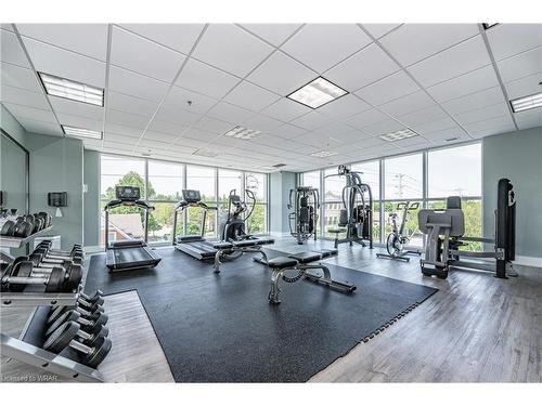504-144 Park Street, Waterloo, ON - Indoor Photo Showing Gym Room