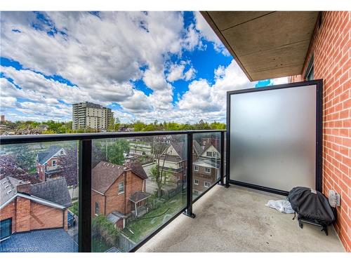 406-399 Queen Street South, Kitchener, ON - Outdoor With Balcony With Exterior