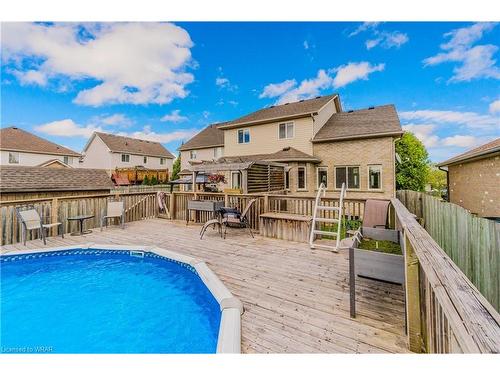 108 Kent Street, Cambridge, ON - Outdoor With Above Ground Pool With Deck Patio Veranda With Exterior