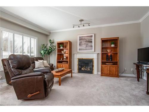 208 Ridgemere Court, Kitchener, ON - Indoor Photo Showing Living Room With Fireplace