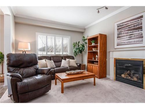 208 Ridgemere Court, Kitchener, ON - Indoor Photo Showing Living Room With Fireplace