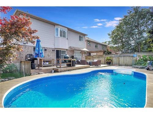59 Canning Crescent, Cambridge, ON - Outdoor With In Ground Pool With Deck Patio Veranda With Backyard With Exterior