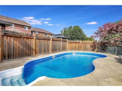 59 Canning Crescent, Cambridge, ON - Outdoor With In Ground Pool With Backyard