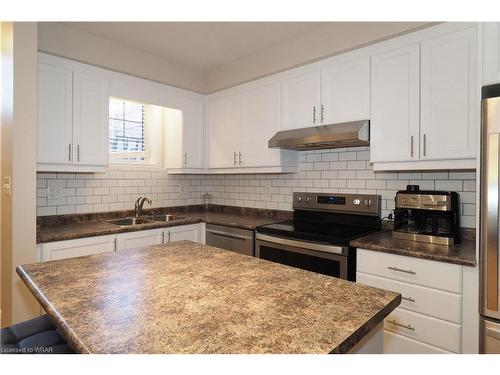 A-935 Glasgow Street, Kitchener, ON - Indoor Photo Showing Kitchen With Double Sink