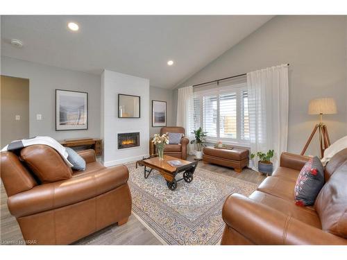 620 Conners Drive, Listowel, ON - Indoor Photo Showing Living Room With Fireplace