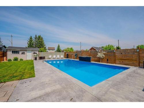 208 Paige Place, Kitchener, ON - Outdoor With In Ground Pool