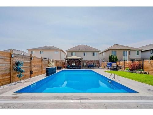 208 Paige Place, Kitchener, ON - Outdoor With In Ground Pool With Backyard With Exterior
