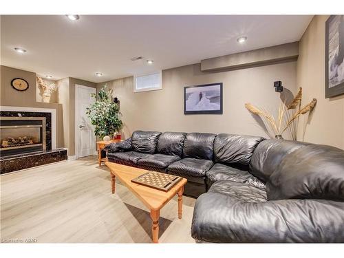 101 Elaine Drive, Orangeville, ON - Indoor Photo Showing Living Room With Fireplace