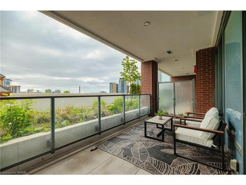 211-5 Wellington Street S, Kitchener, ON - Outdoor With Balcony With Exterior