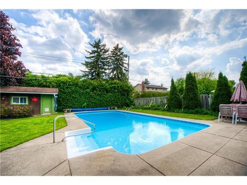 22 Linndale Road, Cambridge, ON - Outdoor With In Ground Pool With Backyard