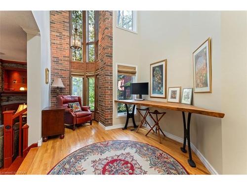 73 Lemon Street, Guelph, ON - Indoor Photo Showing Living Room With Fireplace