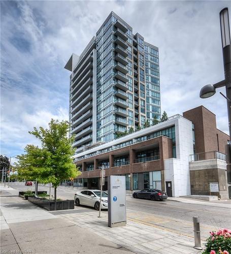 1404-85 Duke Street W, Kitchener, ON - Outdoor With Balcony With Facade