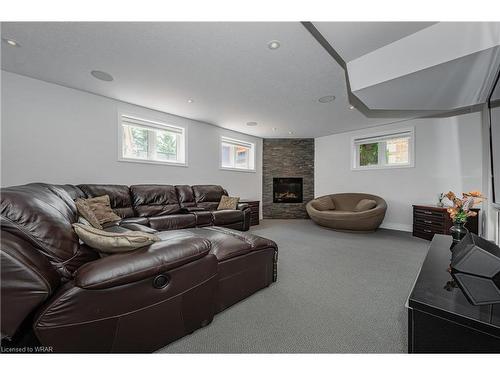 290 Woodridge Drive, Mannheim, ON - Indoor Photo Showing Living Room With Fireplace