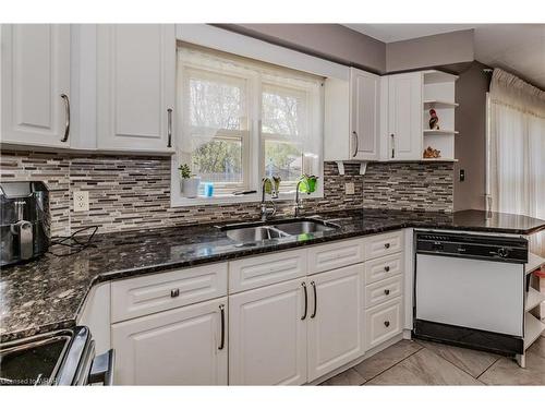 122 Forfar Avenue, Kitchener, ON - Indoor Photo Showing Kitchen With Double Sink