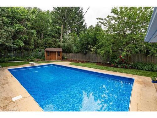 163 Blair Road, Cambridge, ON - Outdoor With In Ground Pool With Backyard