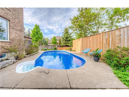 332 Woolwich Street, Kitchener, ON - Outdoor With In Ground Pool With Backyard