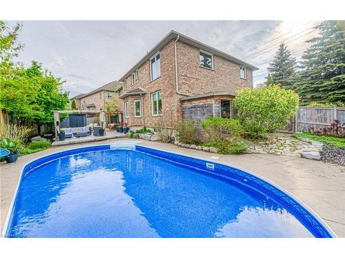 332 Woolwich Street, Kitchener, ON - Outdoor With In Ground Pool With Backyard With Exterior