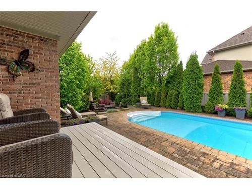 423 Deer Ridge Drive, Kitchener, ON - Outdoor With In Ground Pool With Deck Patio Veranda