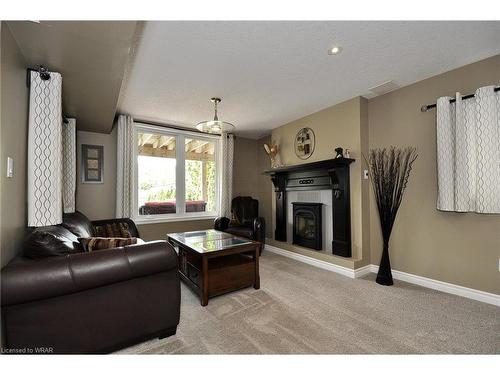 1230 Dunbar Road, Cambridge, ON - Indoor Photo Showing Living Room With Fireplace