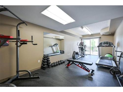 205-155 Commonwealth Street, Kitchener, ON - Indoor Photo Showing Gym Room