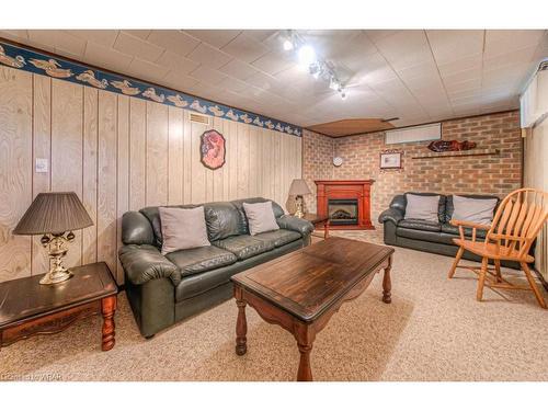 66 Delavan Drive, Cambridge, ON - Indoor Photo Showing Living Room With Fireplace