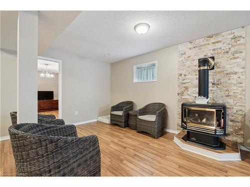109 Dyer Drive, Wasaga Beach, ON - Indoor Photo Showing Living Room With Fireplace