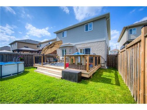 19 Billington Street, Cambridge, ON - Outdoor With Above Ground Pool With Deck Patio Veranda With Backyard With Exterior