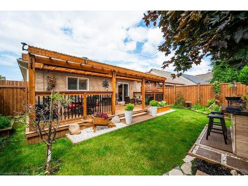 381 Zeller Drive, Kitchener, ON - Outdoor With Deck Patio Veranda With Backyard