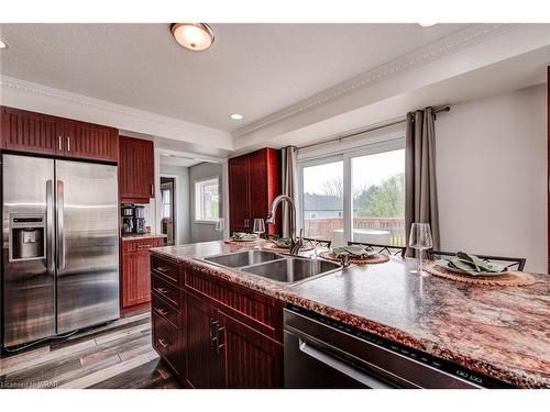 173 Victoria Street, Ingersoll, ON - Indoor Photo Showing Kitchen With Stainless Steel Kitchen With Double Sink