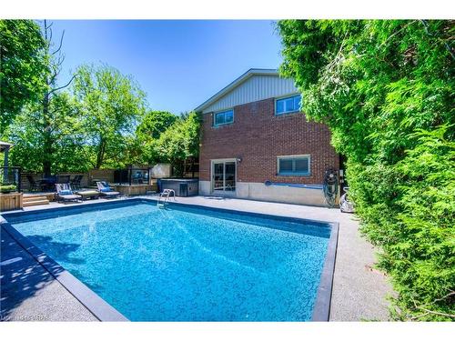 46 Cavalier Place, Waterloo, ON - Outdoor With In Ground Pool With Backyard