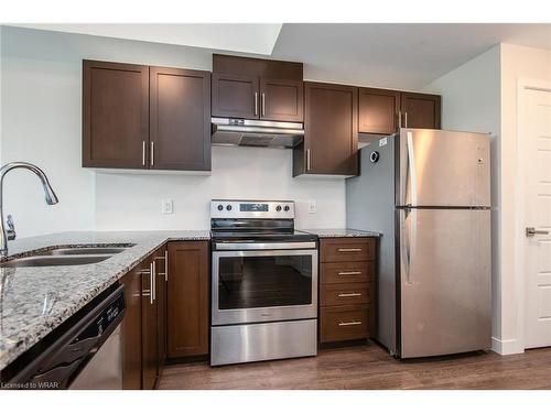 210-175 Commonwealth Street, Kitchener, ON - Indoor Photo Showing Kitchen With Double Sink