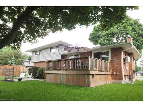 54 Evelyn Crescent, Kitchener, ON - Outdoor With Deck Patio Veranda