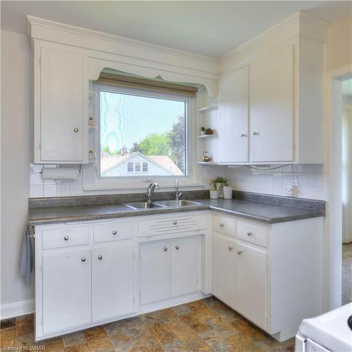 109 Weber Street, Waterloo, ON - Indoor Photo Showing Kitchen With Double Sink