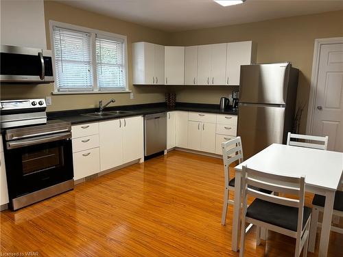 11 Belmont Avenue W, Kitchener, ON - Indoor Photo Showing Kitchen With Double Sink