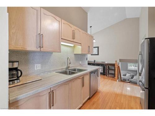 382 Westvale Drive, Waterloo, ON - Indoor Photo Showing Kitchen With Double Sink