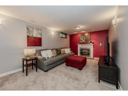 228 Eastforest Trail, Kitchener, ON - Indoor Photo Showing Living Room With Fireplace