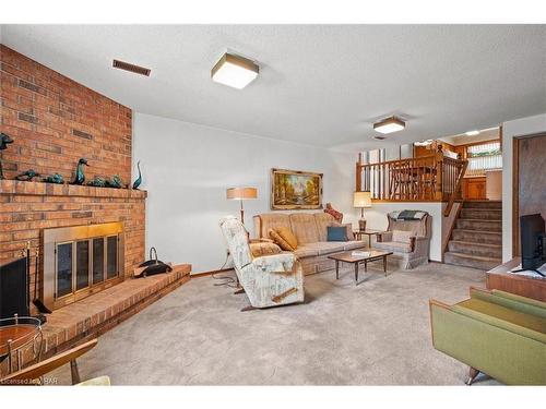 457 Thorndale Drive, Waterloo, ON - Indoor Photo Showing Living Room With Fireplace