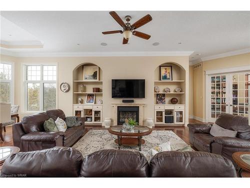 481 Lynden Road, Brantford, ON - Indoor Photo Showing Living Room With Fireplace