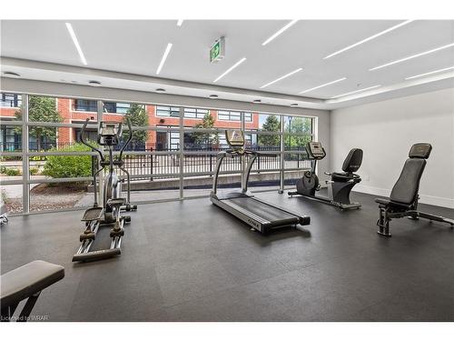 412-155 St Leger Street, Kitchener, ON - Indoor Photo Showing Gym Room