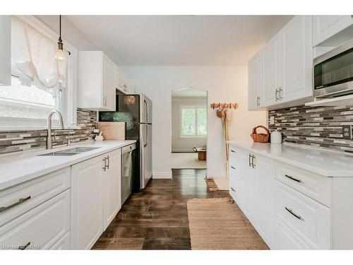 216 Rodney Street, Waterloo, ON - Indoor Photo Showing Kitchen With Double Sink