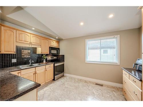 65 Cluthe Crescent, Kitchener, ON - Indoor Photo Showing Kitchen With Double Sink