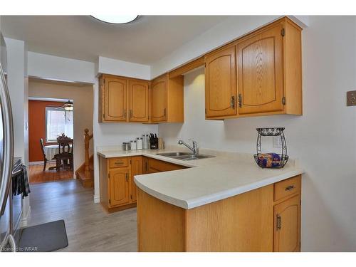 75 Stonehenge Place, Kitchener, ON - Indoor Photo Showing Kitchen With Double Sink