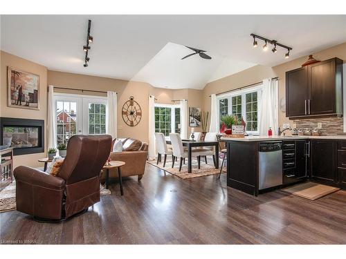 128 Mansion Street, Kitchener, ON - Indoor Photo Showing Other Room With Fireplace