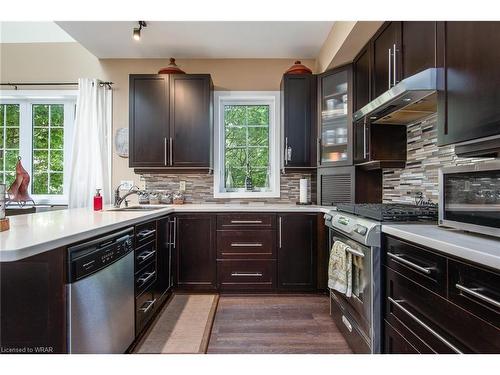 128 Mansion Street, Kitchener, ON - Indoor Photo Showing Kitchen With Double Sink With Upgraded Kitchen