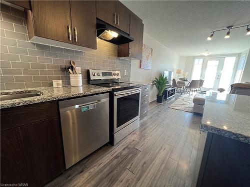 27F-1989 Ottawa Street S, Kitchener, ON - Indoor Photo Showing Kitchen With Stainless Steel Kitchen